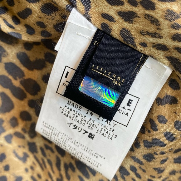 Vintage Roberto Cavalli Animal Print Leather Pony/calf Hair Y2K Coat Sz 44 M - Picture 13 of 15